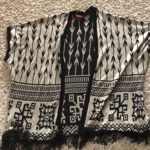 Macy’s Black and Tan cardigan